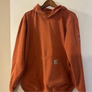 Carhartt Men's Rust Hoodie Sweater